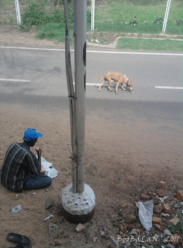 Man and Dog .. God is Where